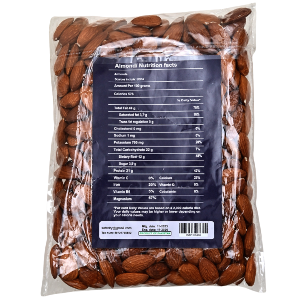 Organic Almonds - 1KG