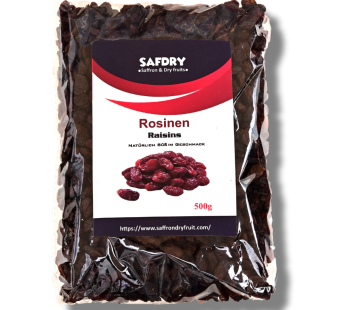 Premium Black Raisins – 500g: Naturally Sweet Dried Fruits | Buy Black Raisins Online in Germany