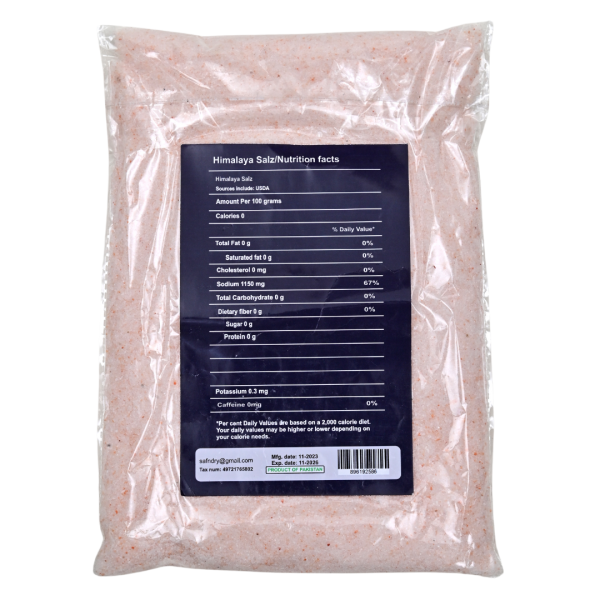 Premium Himalayan Pink Salt - 1kg: Natural Gourmet Salt for Cooking and Wellness | Buy Online in Germany