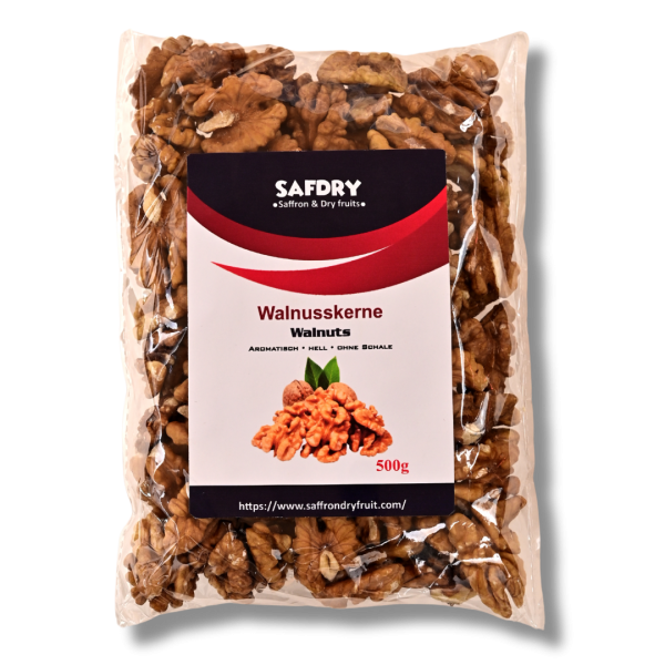 Premium Whole Walnuts - 500g: Nutrient-Rich Delight for Snacking and Cooking | Buy Walnuts Online in Germany