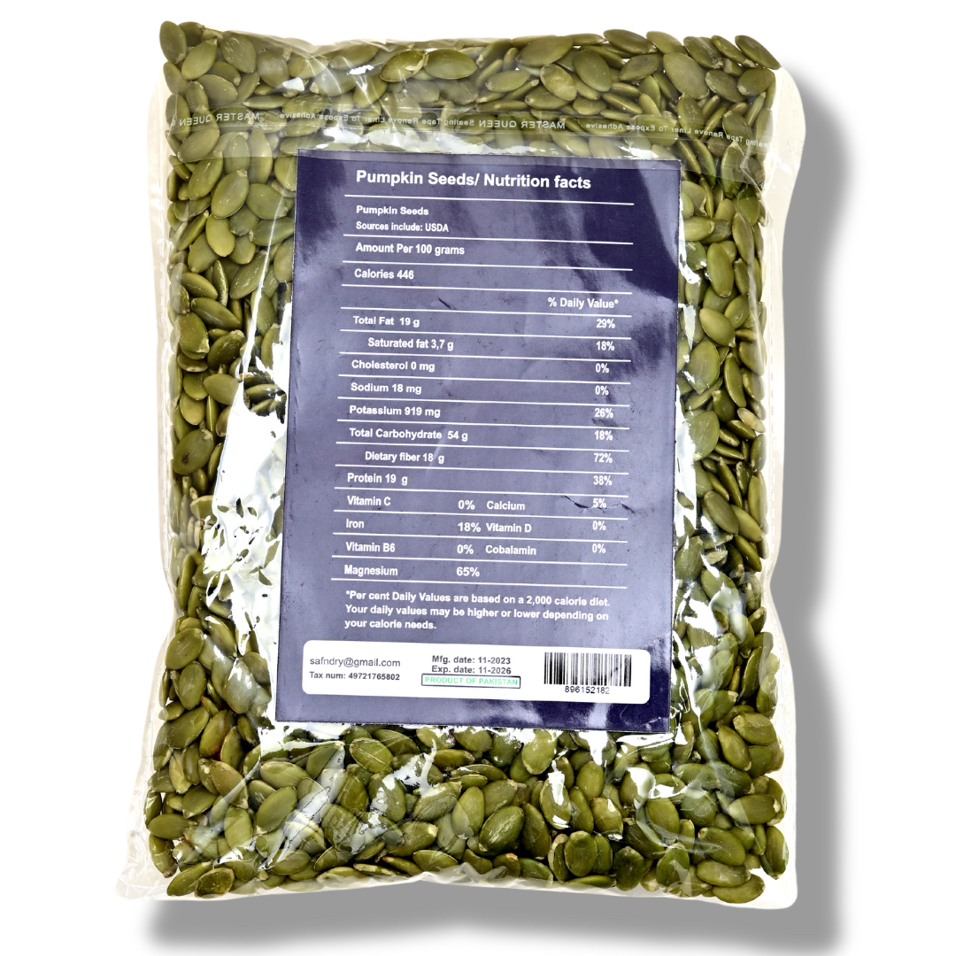 Premium Roasted Pumpkin Seeds - 500g: Wholesome Crunch for Snacking | Buy Pumpkin Seeds Online in Germany 4 Premium Pumpkin Seeds - 1kg: Nutritious Snacking for a Healthier You | Buy Pumpkin Seeds Online in Germany